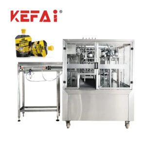 KEFAI iepriekš sagatavota maisiņu eļļas iepakošanas mašīna